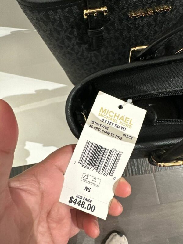 Michael Kors XS Carryall in Signature Black/Gold - Image 5