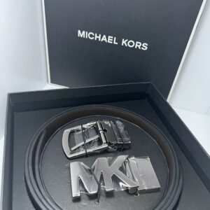 Michael Kors Box 4 in 1 Men Reversible Belt Black