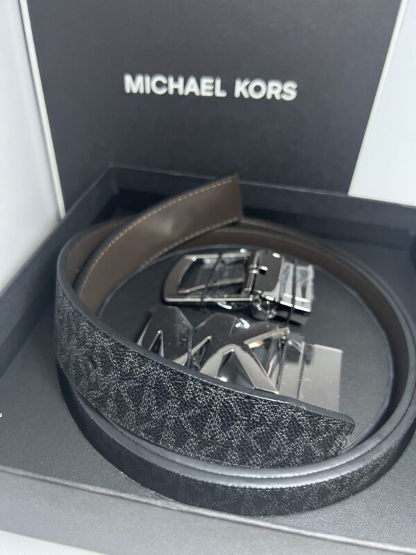 Michael Kors Box 4 in 1 Men Reversible Belt Black - Image 4