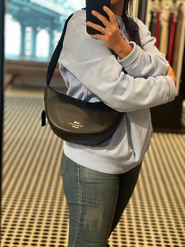 Coach Pace Crossbody in Black Leather - Image 2