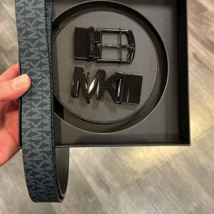 Michael Kors Men Box Belt Blue