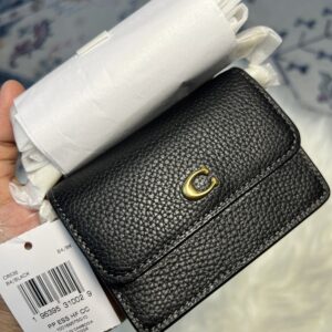Coach Wallet On Chain Black