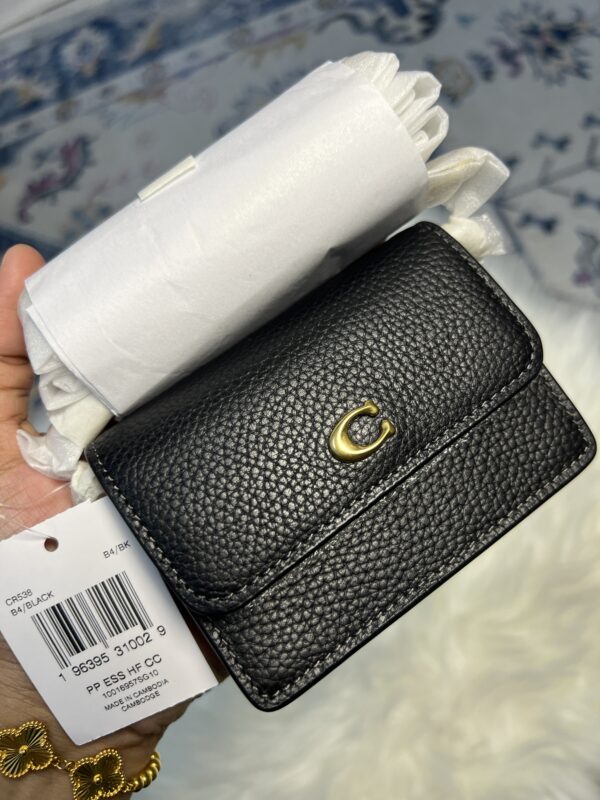 Coach Wallet On Chain Black
