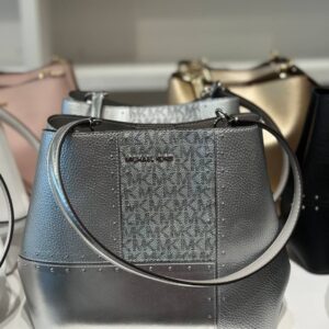 Michael Kors Pratt Medium Bucket in Silver