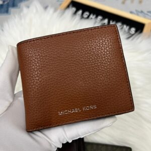 MK Men Wallet in Luggage Brown
