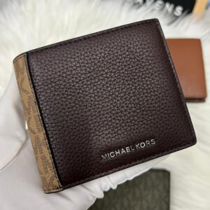 MK Men Wallet in Brown Hemp