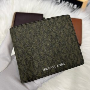 MK Men Wallet in Olive