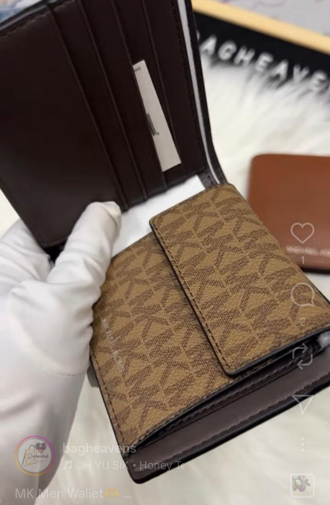 MK Men Wallet in Brown Hemp - Image 2