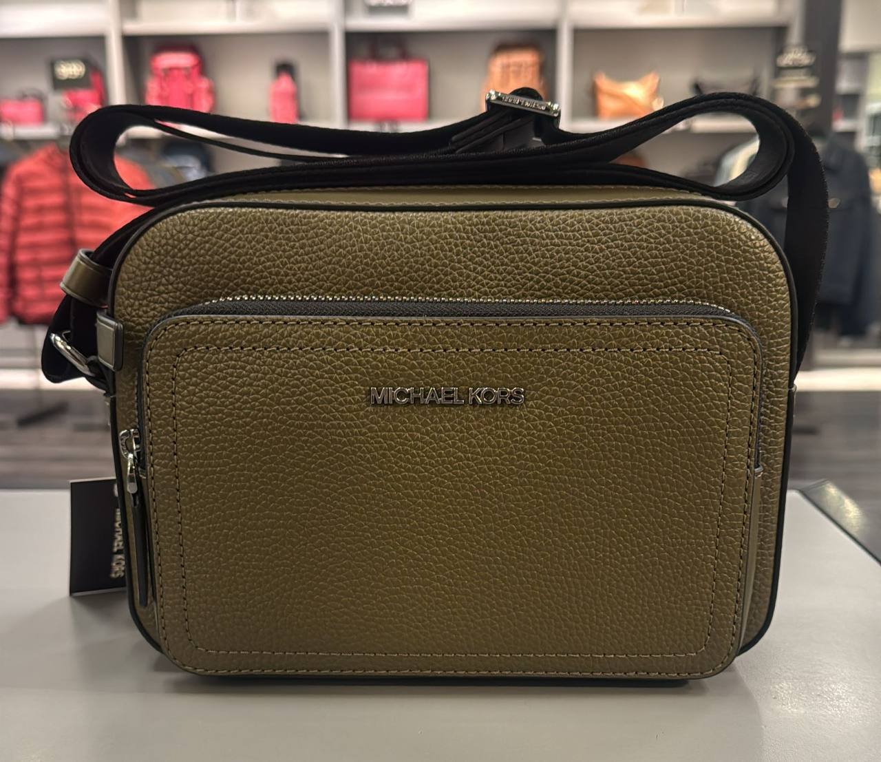 MK Cooper Men Crossbody in Olive