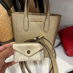 MK Vincent Crossbody in Pale Gold