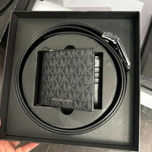MK Gift Box Men Belt and Wallet