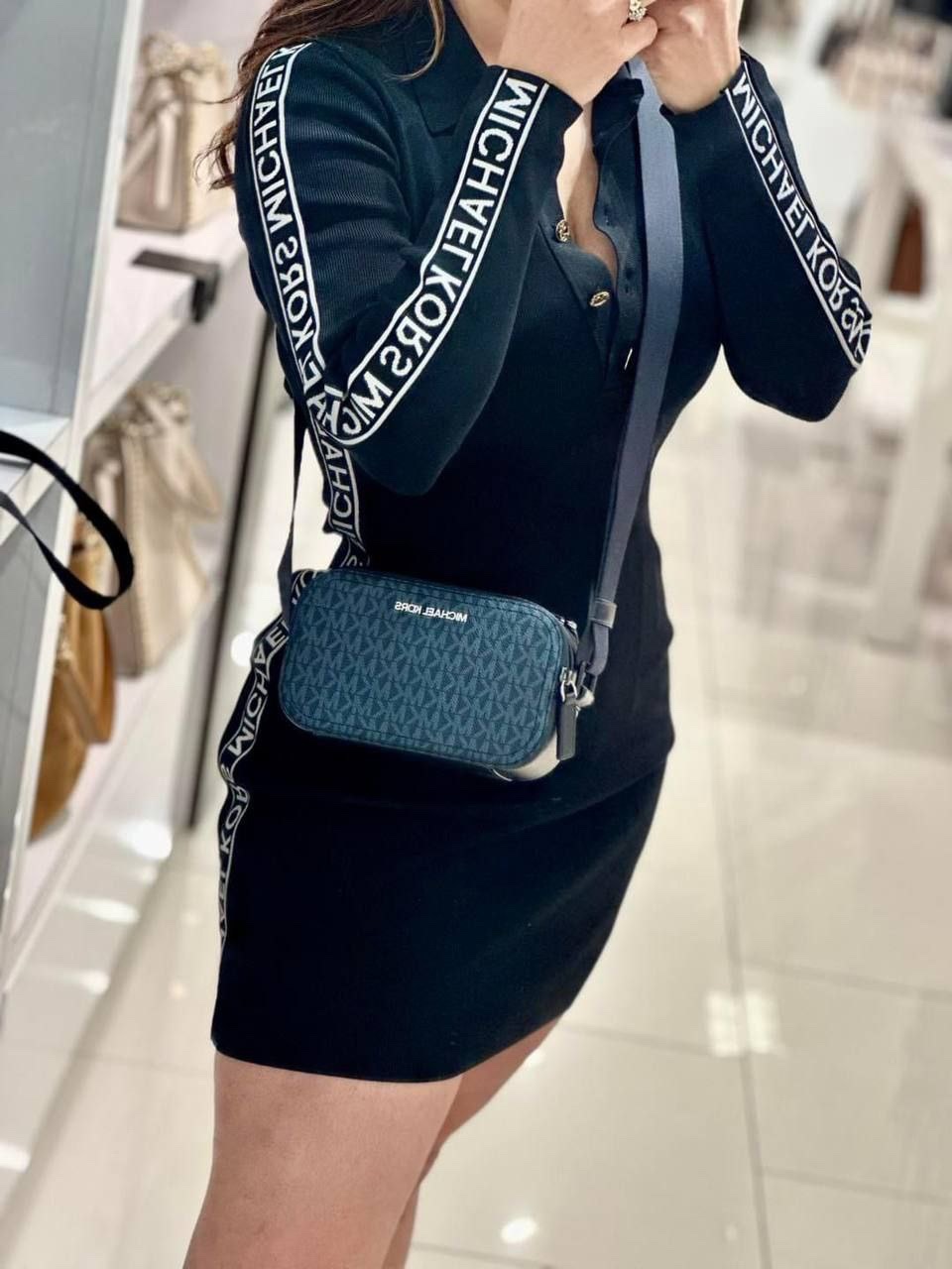 MK Cooper Men Crossbody in Admiral Blue - Image 2