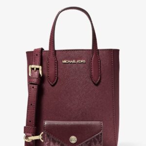 MK Vincent Crossbody in Oxblood Maroon
