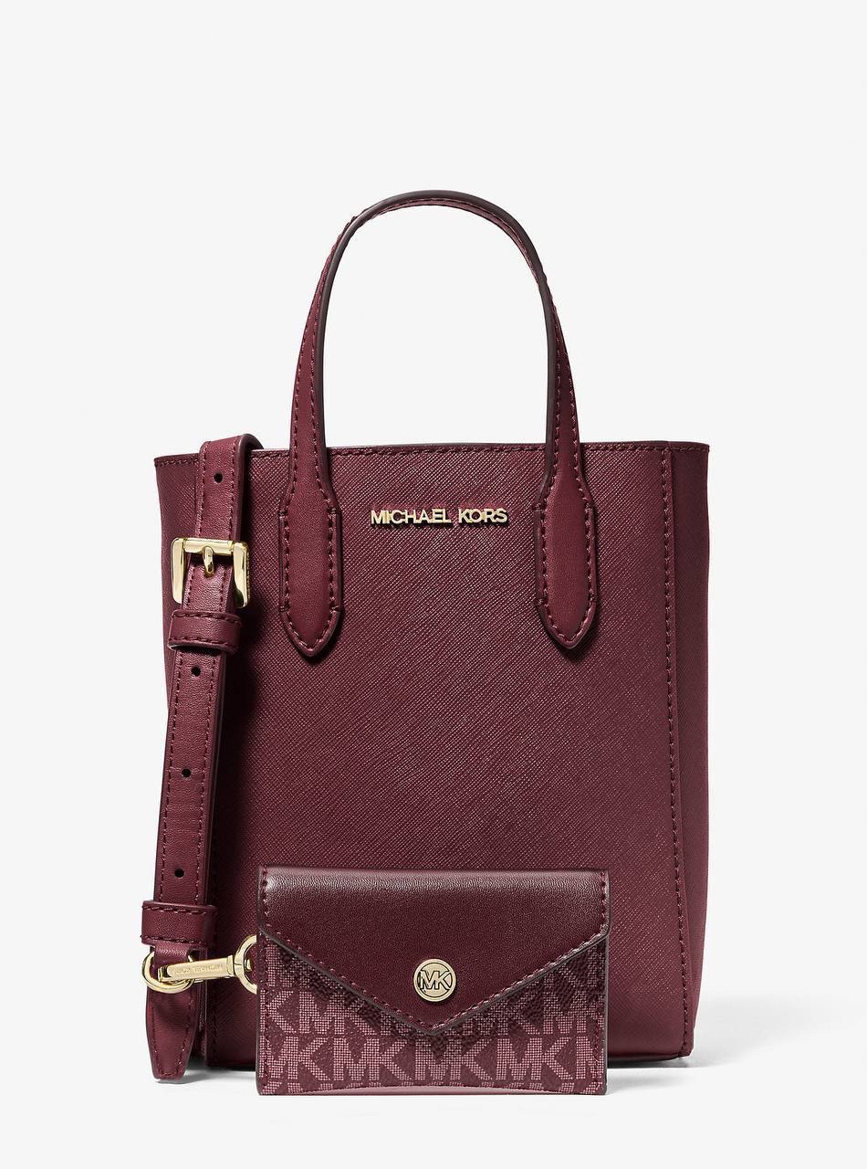 MK Vincent Crossbody in Oxblood Maroon