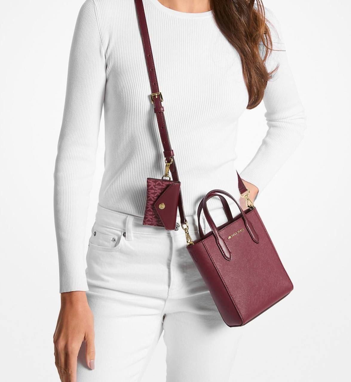 MK Vincent Crossbody in Oxblood Maroon - Image 2